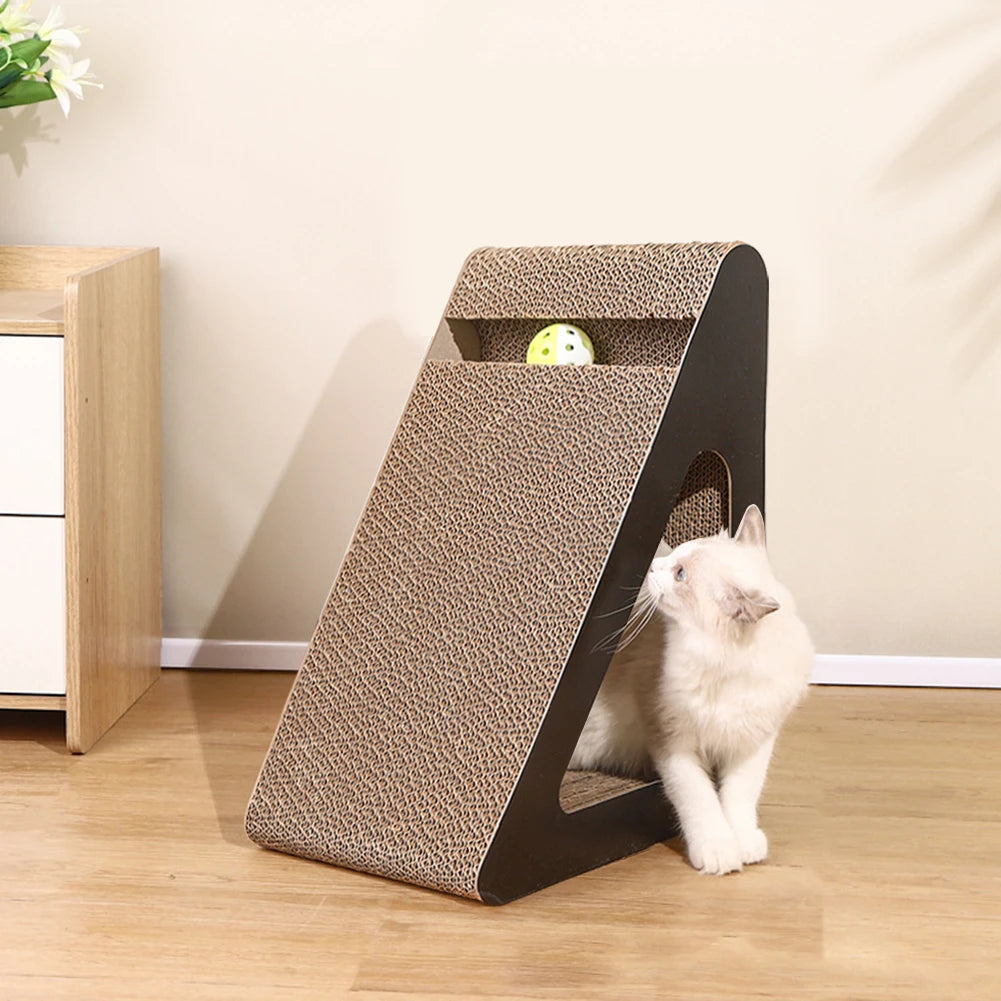 Cat Scratching Ramp with Rotating Ball