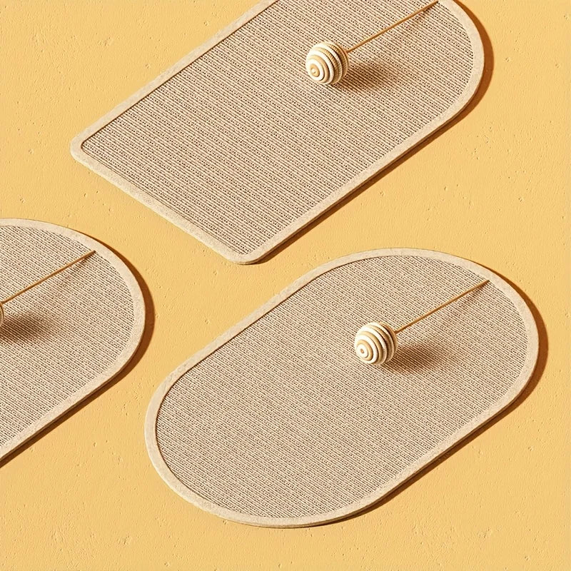 3-in-1 Sisal Cat Wall Scratching Station