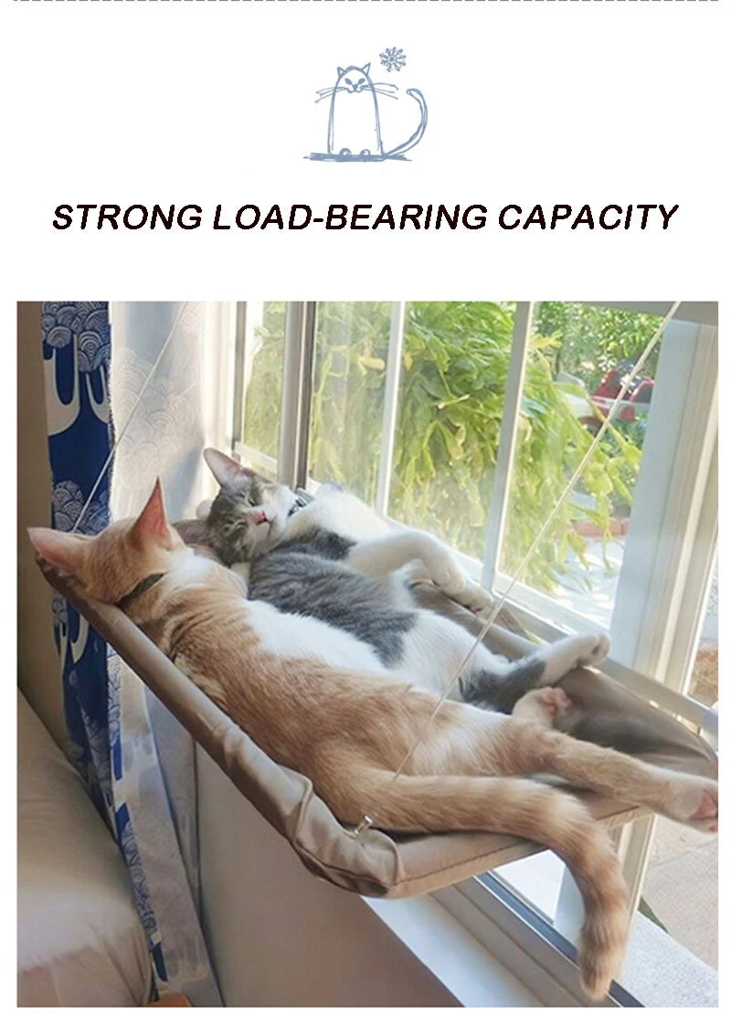 Window Cat Hammock (20 kg Load Capacity)
