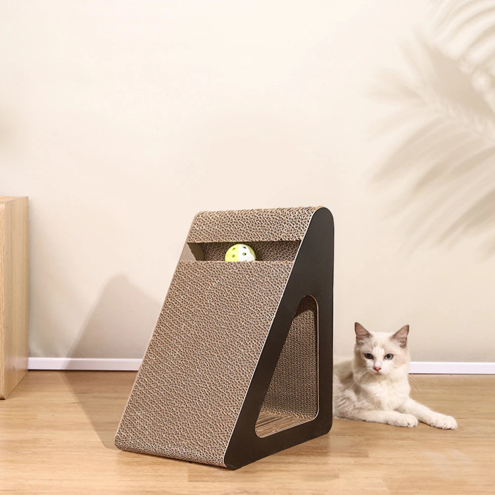 Cat Scratching Ramp with Rotating Ball