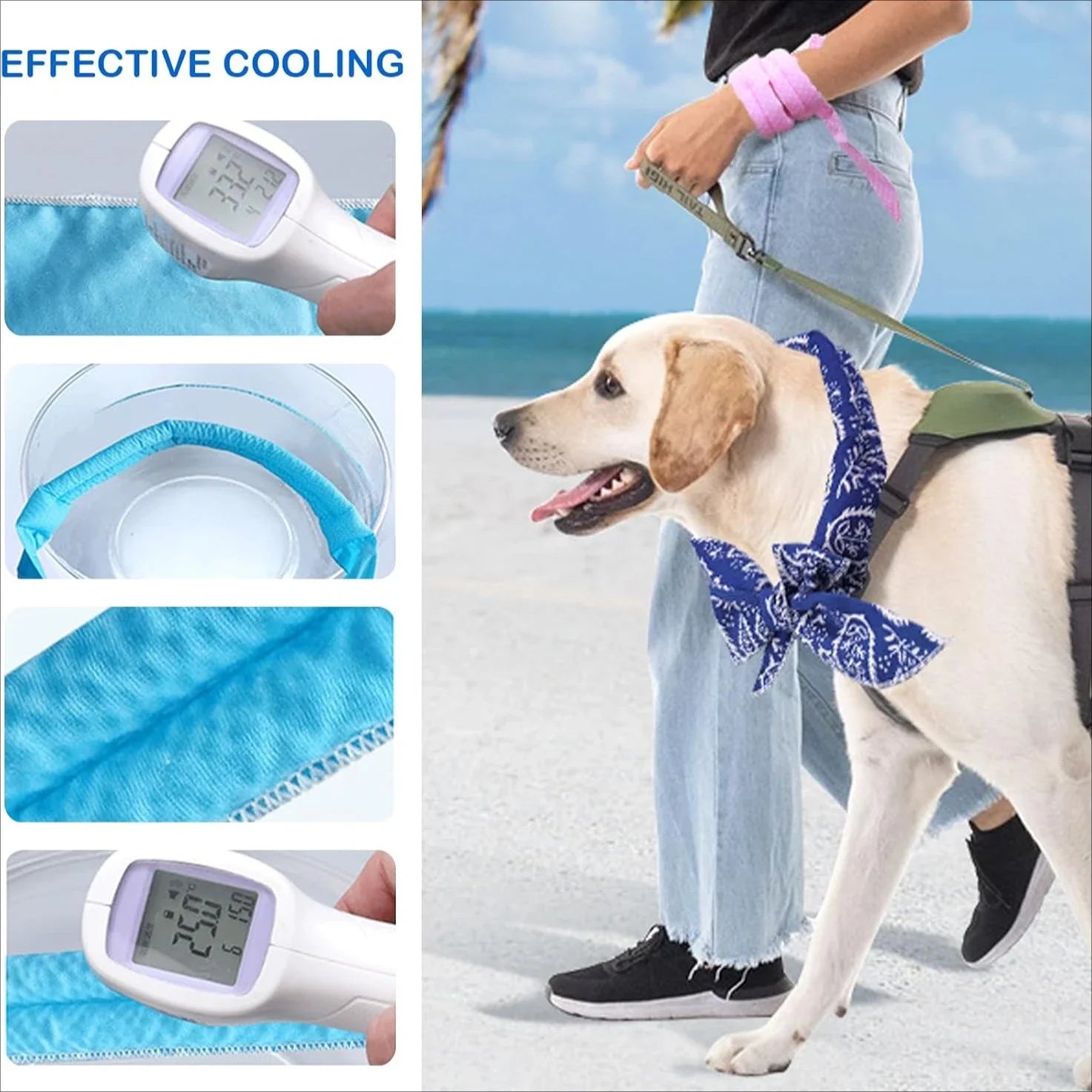 IceScarf Summer Cooling Pet Bandana