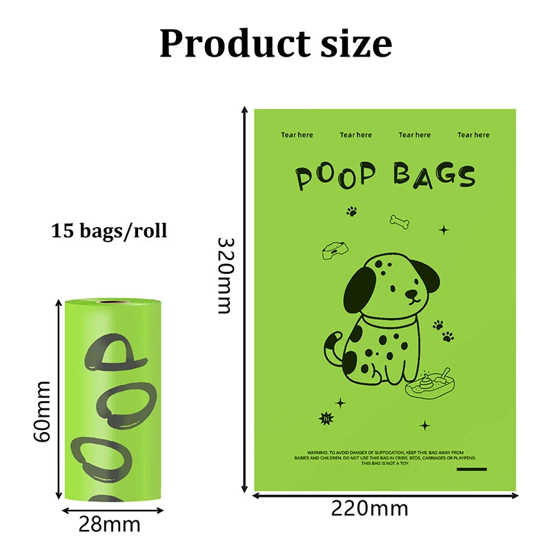 Biodegradable Lavender Dog Poop Bags with Dispenser