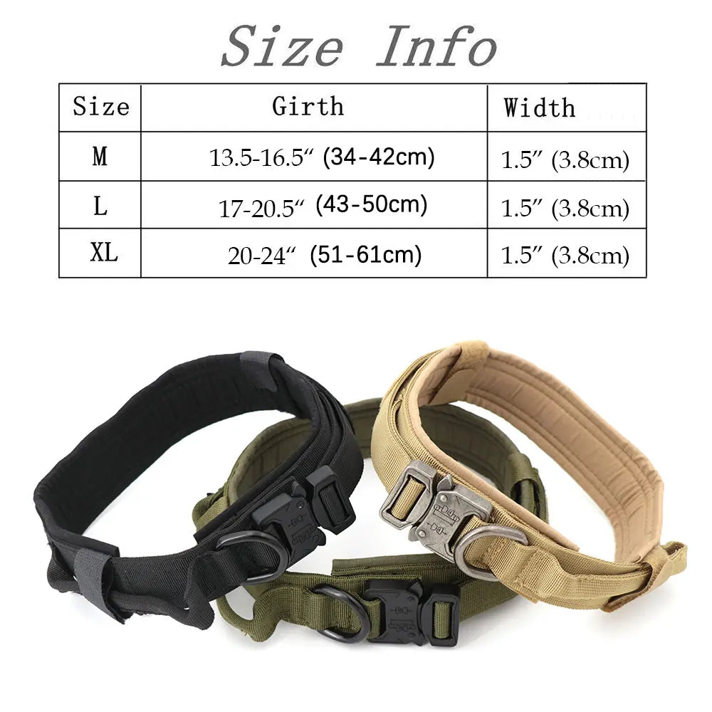 Tactical Harness & Leash Set for Medium & Large Dogs