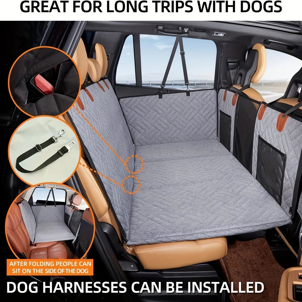 Waterproof Pet Car Seat Hammock
